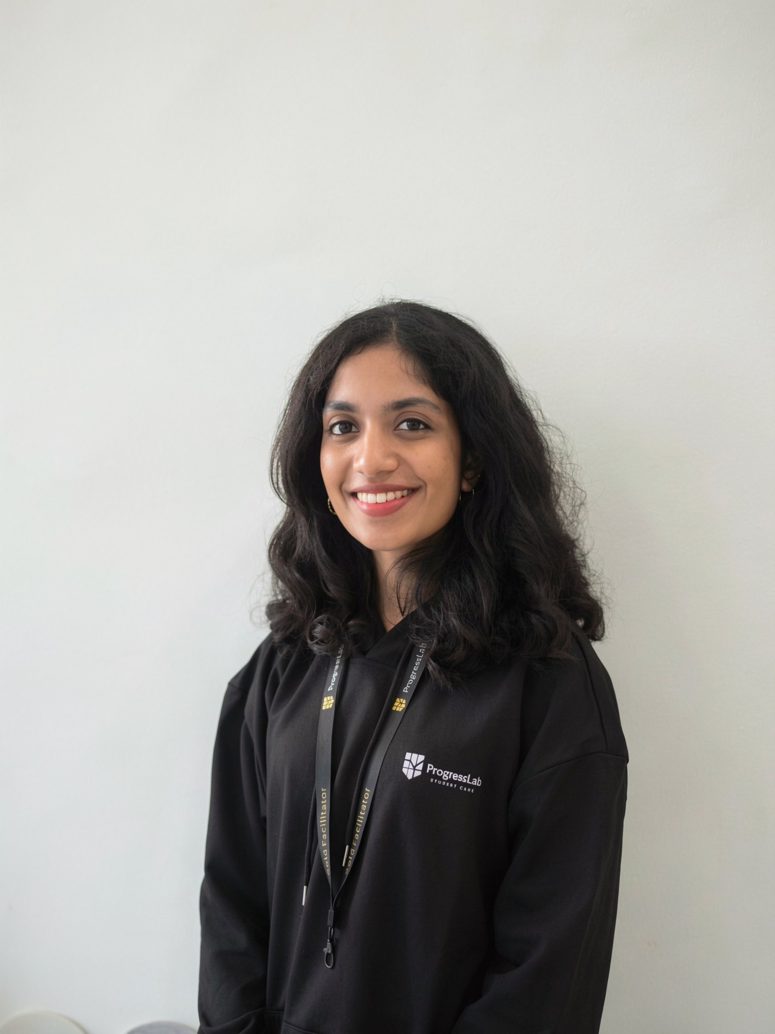 Shalett Paulson in a ProgressLab hoodie